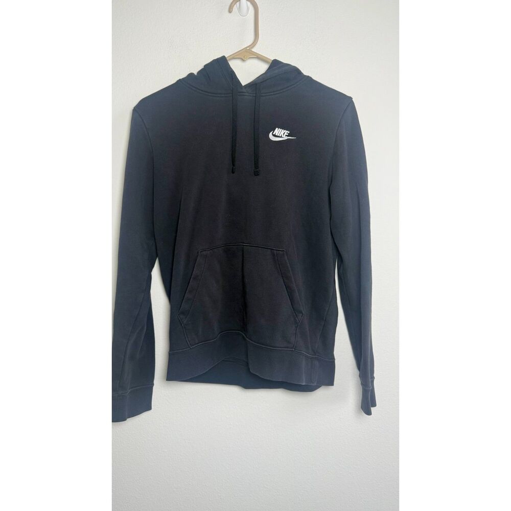 Nike Sportswear Women’s Small Black Pullover Hoodie Embroidered Swoosh